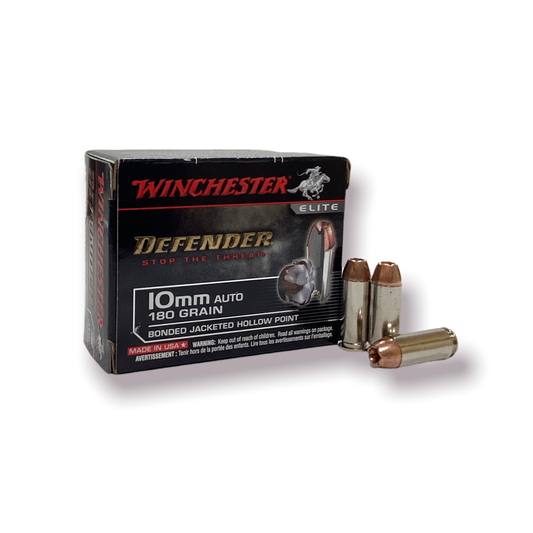 Winchester Defender 10mm 180gr Hollow Point